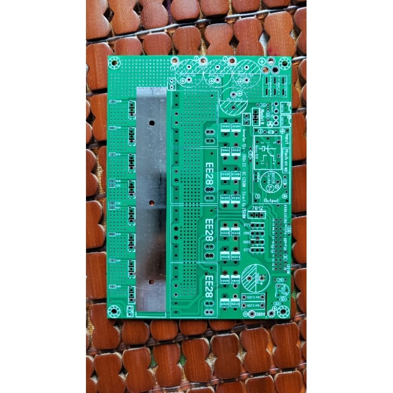 Siêu Sale PCB mạch kích điện 12v lên 380v DC 4 biến áp