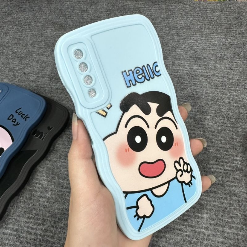 Case ốp lưng Samsung A750 / A7 2018 dẻo nhiều hình siêu dễ thương viền lượn sóng bảo vệ camera