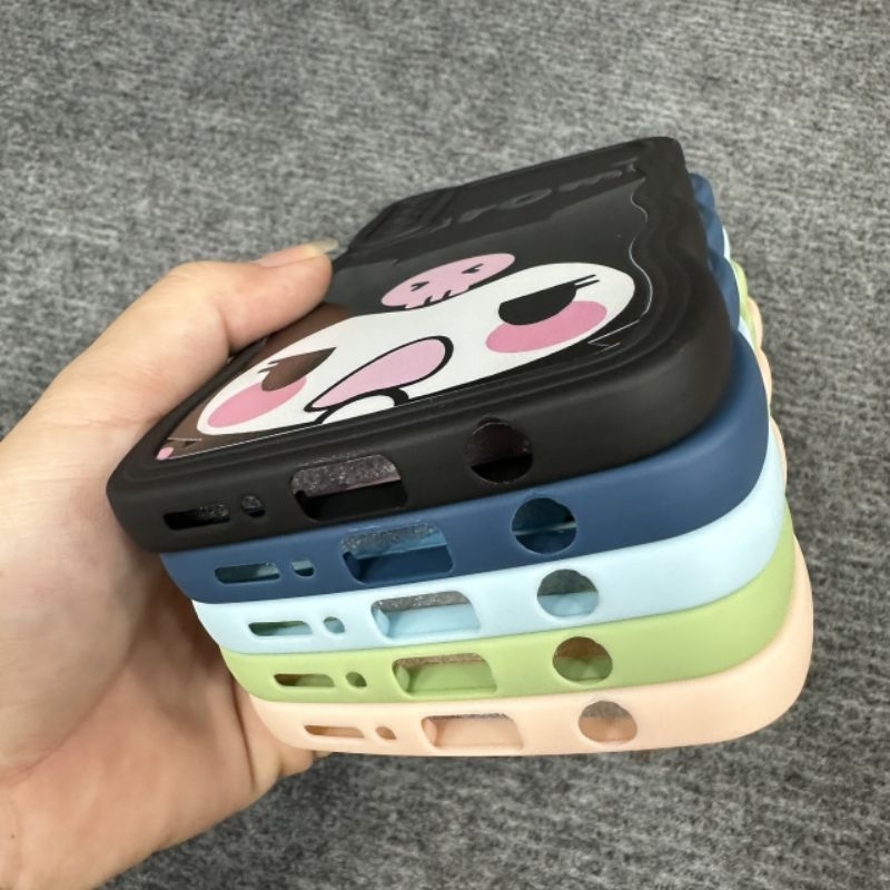 Case ốp lưng Samsung A750 / A7 2018 dẻo nhiều hình siêu dễ thương viền lượn sóng bảo vệ camera