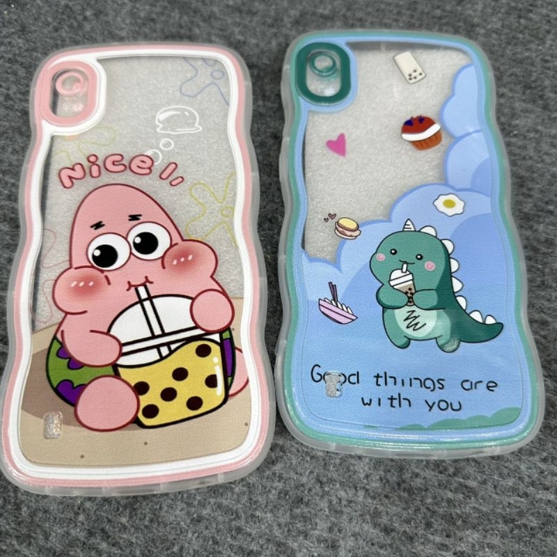 Case ốp lưng Samsung A10 dẻo nhiều hình siêu dễ thương viền lượn sóng bảo vệ camera