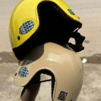 Mũ bảo hiểm 3 lớp Pha màu