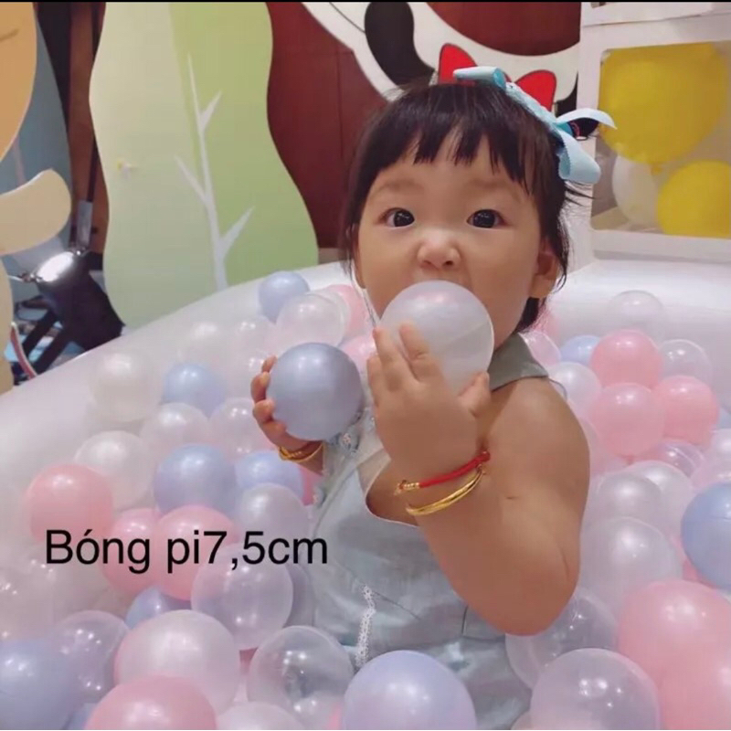Bóng Nhựa Hola 7,5cm Chọn Màu Cho Bé