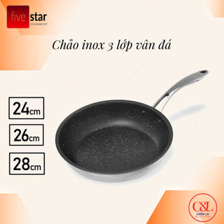 Chảo chống dính đun từ Fivestar 26cm 3 lớp