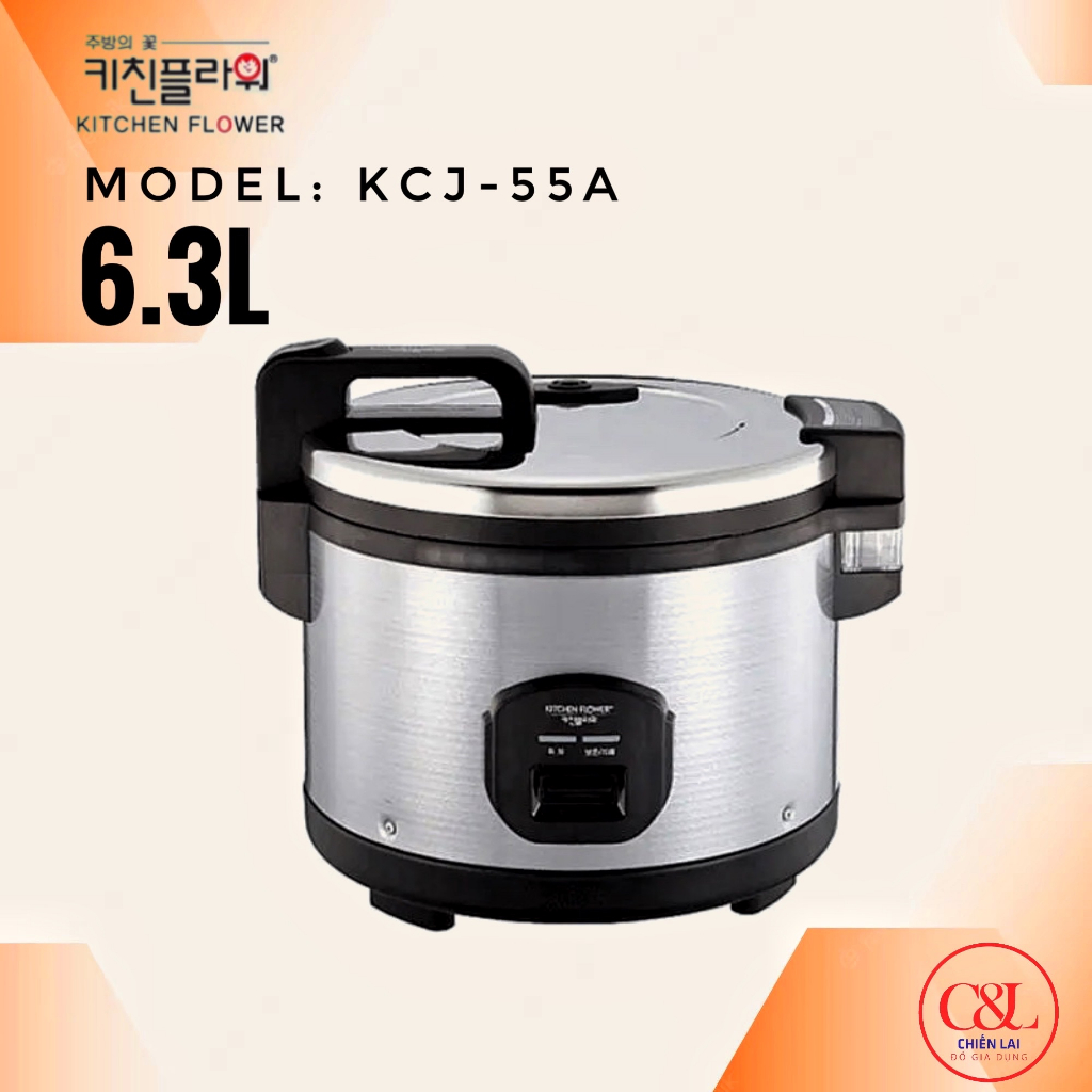 Nồi cơm điện 6.3L Cookin KCJ-55A