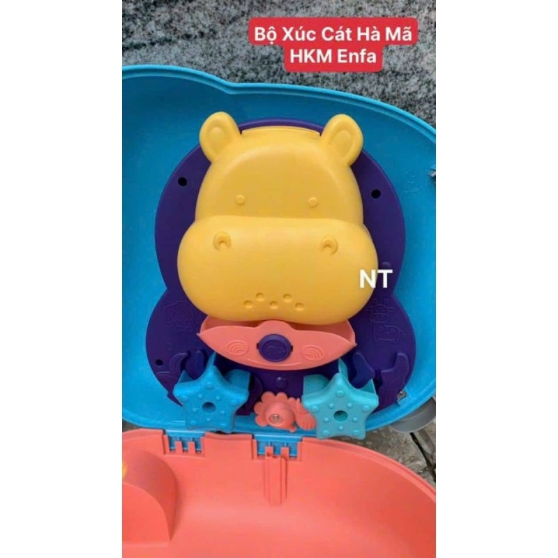 Vali đồ chơi xúc cát quay nước hà mã enfa🌹🌹 freeship 🌹🌹 hkm sữa