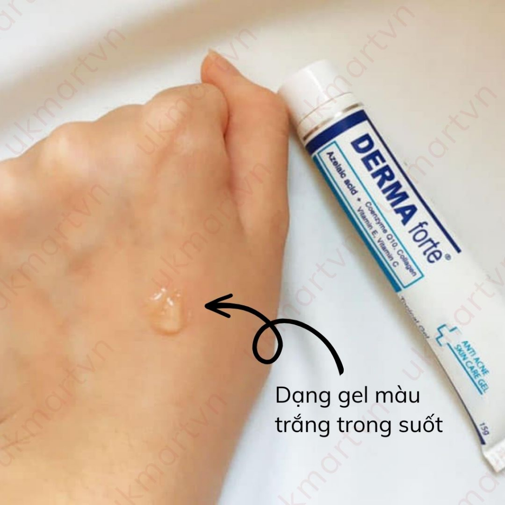 Gel Derma Forte giảm mụn, mờ thâm sẹo bản thường/ advanced 15g