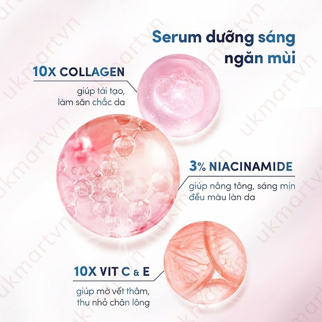 Kem Khử Mùi Dove Tinh Chất Serum Dưỡng Sáng 40ml