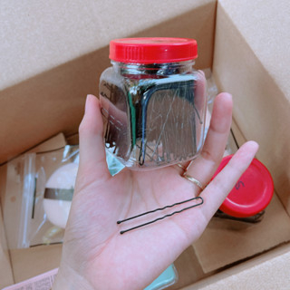 Ghim Chữ U Cài Tóc , Đựng Trong Hộp Cao Cấp Mica hộp nhỏ