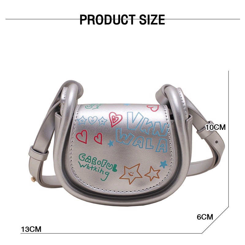 Túi Đeo Chéo mini Hình Yên Ngựa Thời Trang Dành Cho Nữ Xinh Xắn