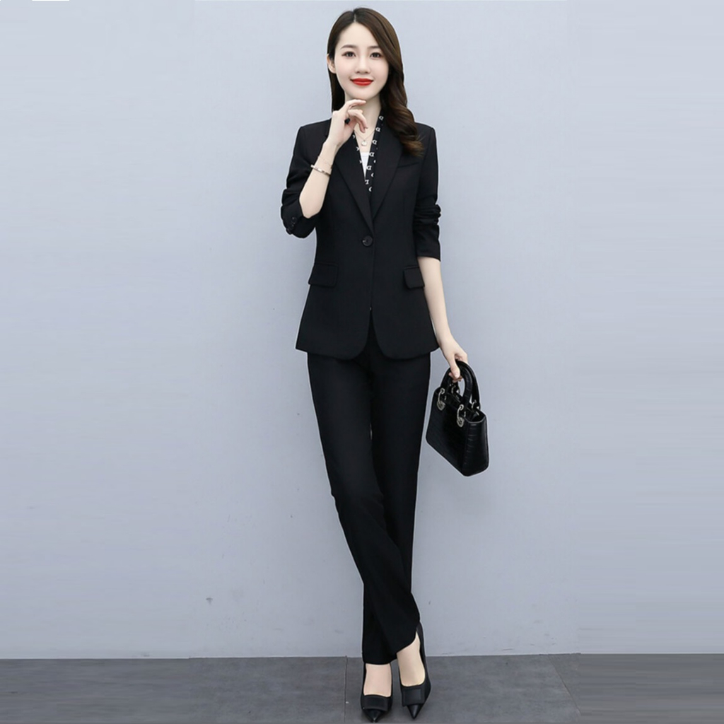 HÀNG NHẬP - SET VEST NỮ ÁO VEST VÀ QUẦN DÀI KÈM KHĂN