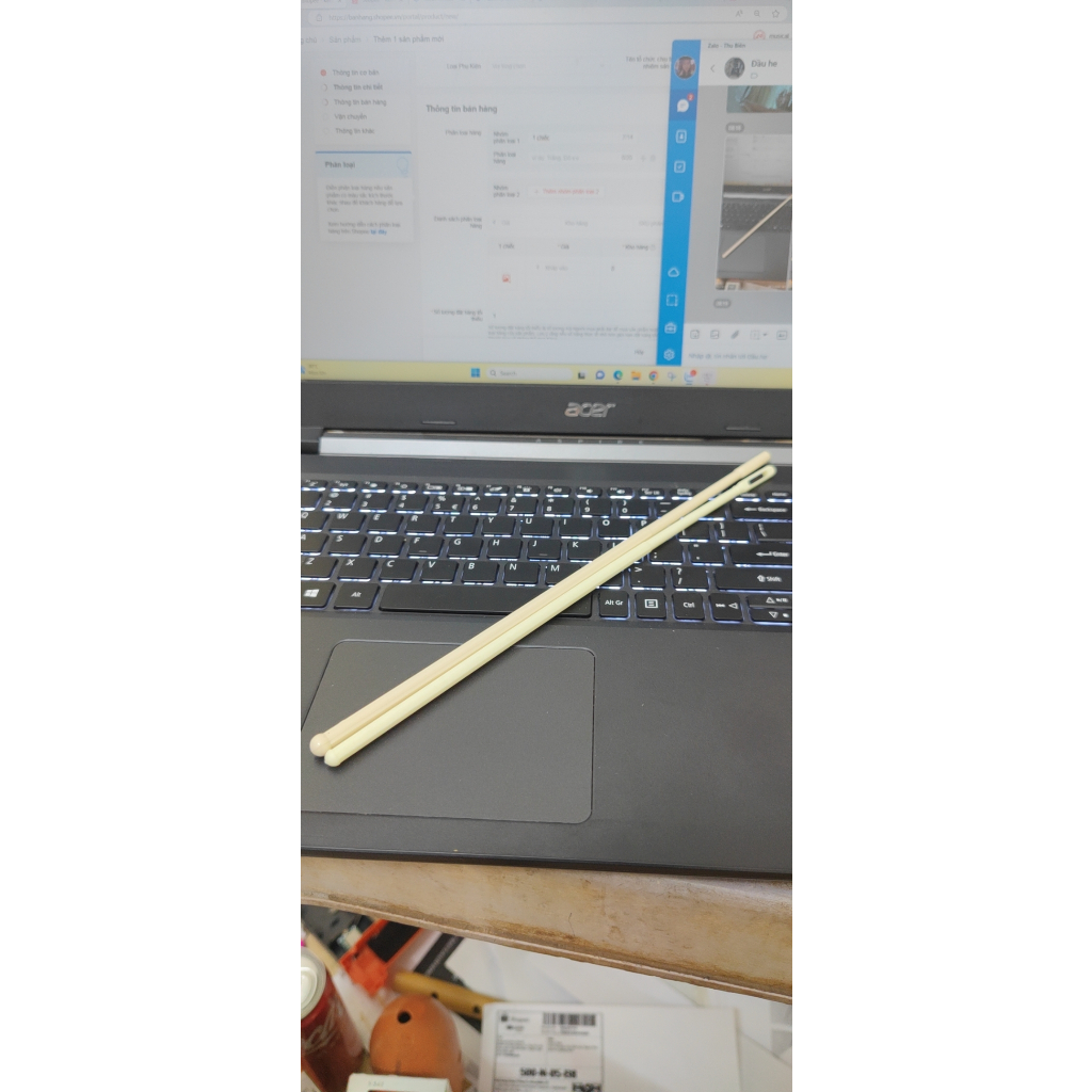 Que vệ sinh lòng sáo recorder