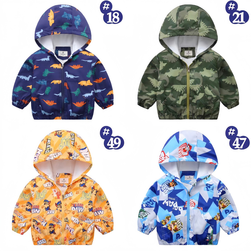 Áo khoác gió Bear bé trai - bé gái size 12-26kg