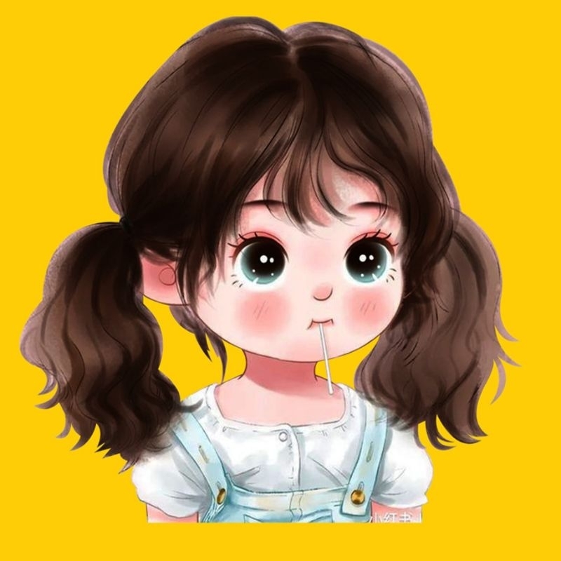 Hình ủi ép nhiệt, in áo. Mẫu Búp bê CHIBI 8 in áo trẻ em
