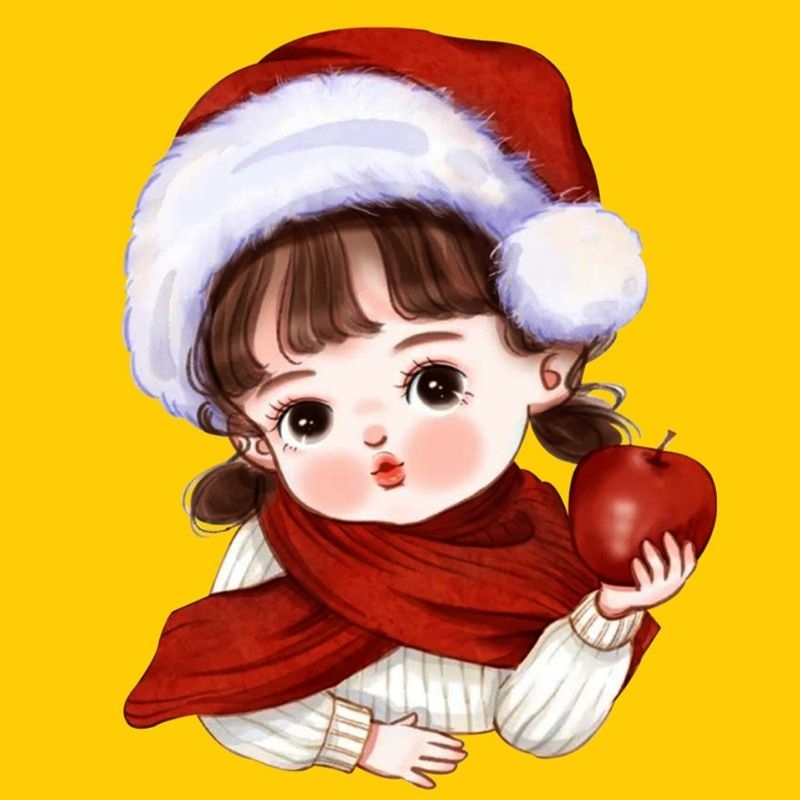 Hình ủi ép nhiệt, in áo. Mẫu Búp bê CHIBI 8 in áo trẻ em