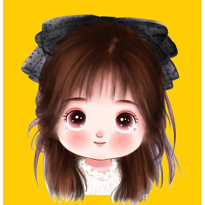 Hình ủi ép nhiệt, in áo. Mẫu Búp bê CHIBI 8 in áo trẻ em