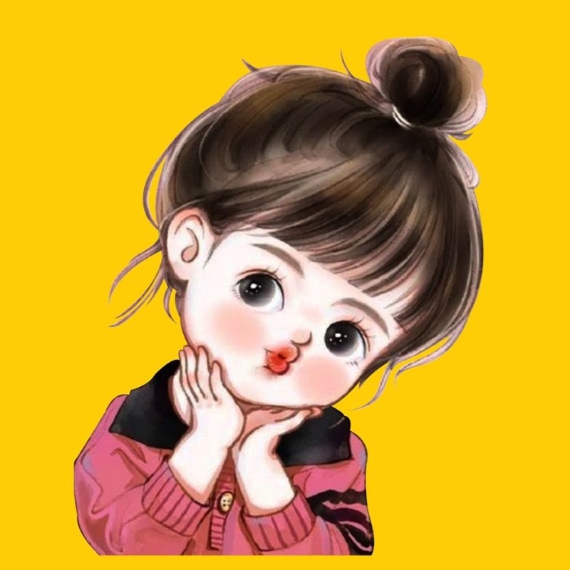 Hình ủi ép nhiệt, in áo. Mẫu Búp bê CHIBI 8 in áo trẻ em