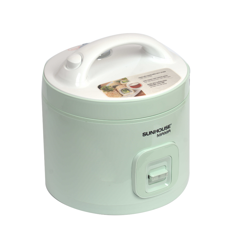 Nồi Cơm Điện 1.8L SunhouseMama SHD8665B, hàng chính hãng, độ bền cao, bảo hành 24 tháng
