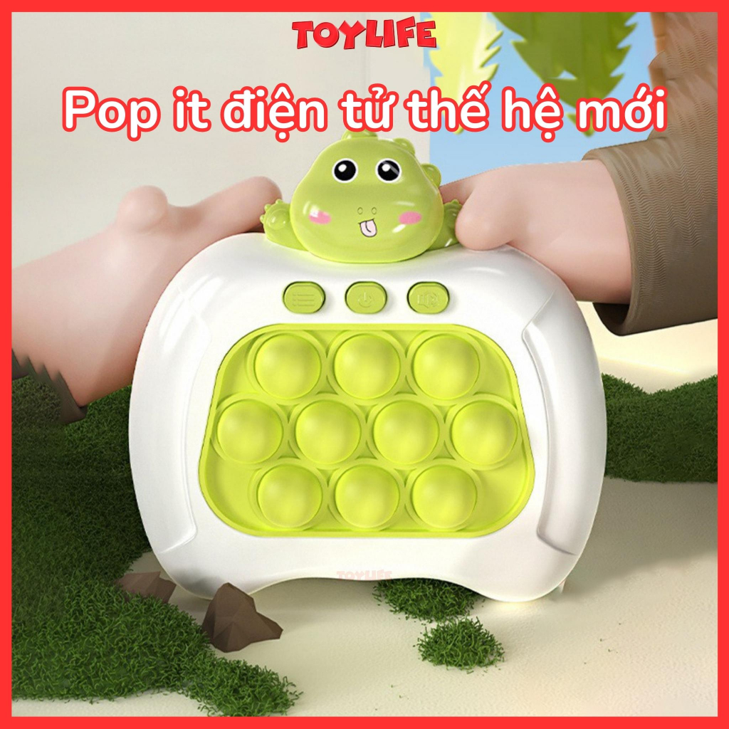 Pop it điện tử thế hệ mới, đồ chơi bóp tay giảm căng thẳng, trò chơi trí tuệ cho bé TOYLIFE