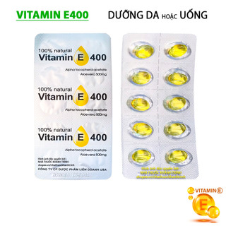 Vitamin E400 - hỗ trợ căng sáng da, ngừa lão hóa da