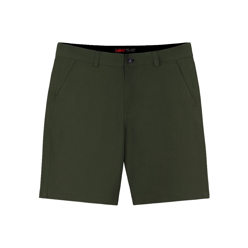 Quần short kaki đơn giản LADOS - 14100 đa dạng màu sắc - Vải kaki chất liệu dày dặn