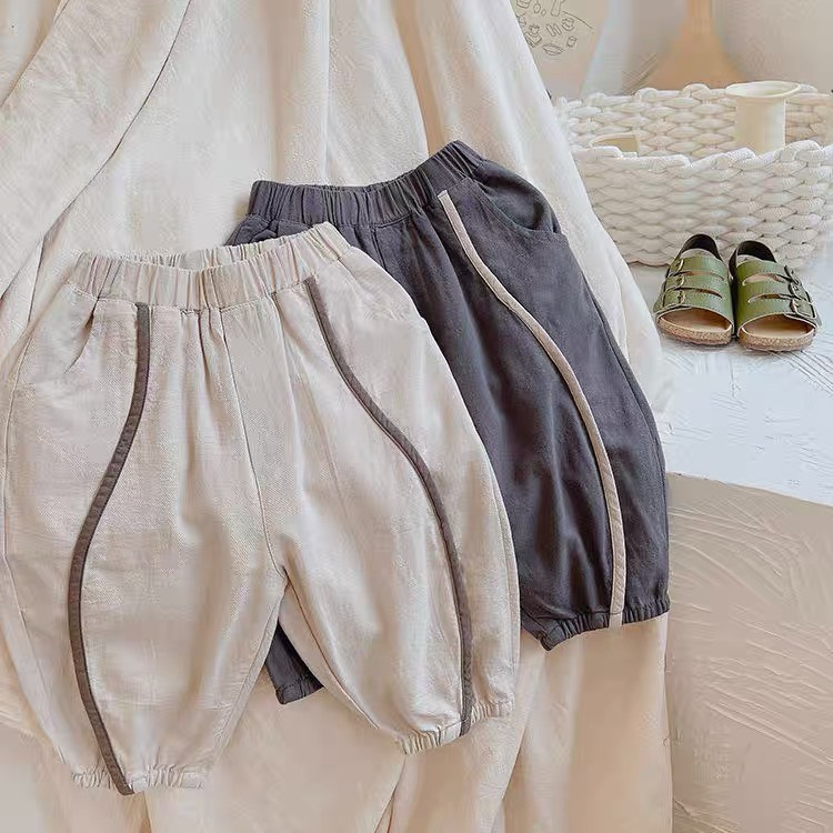 Quần Dài Cho Bé Chất Nhung Thêu Chú Chó Snopy Cao Cấp Phong Cách Cho BÉ Trai Và BÉ Gái - BE KOREA