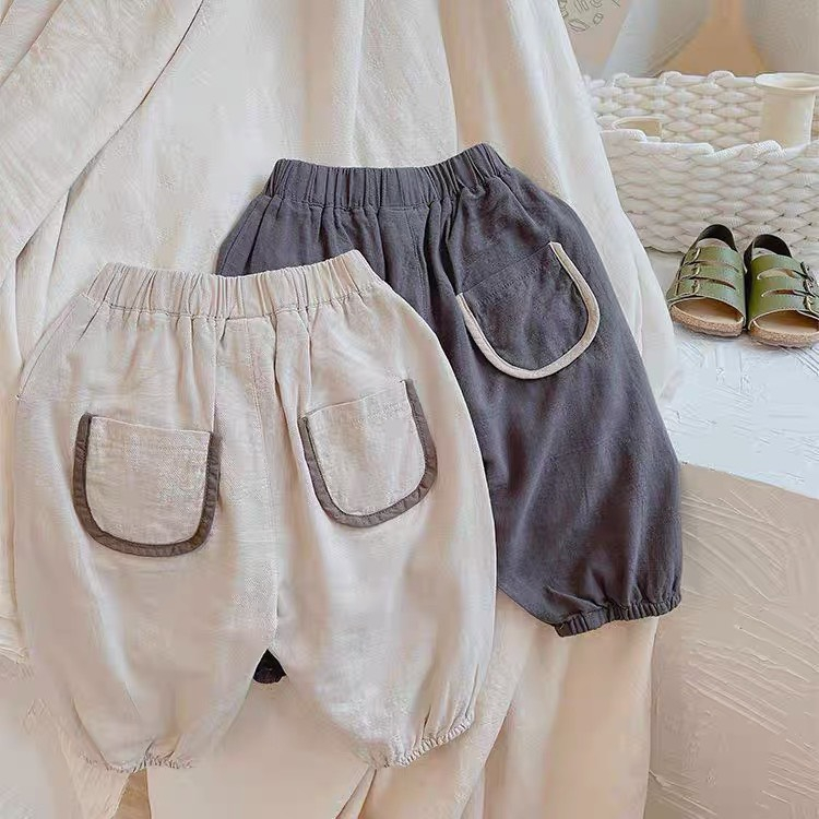 Quần Dài Cho Bé Chất Nhung Thêu Chú Chó Snopy Cao Cấp Phong Cách Cho BÉ Trai Và BÉ Gái - BE KOREA