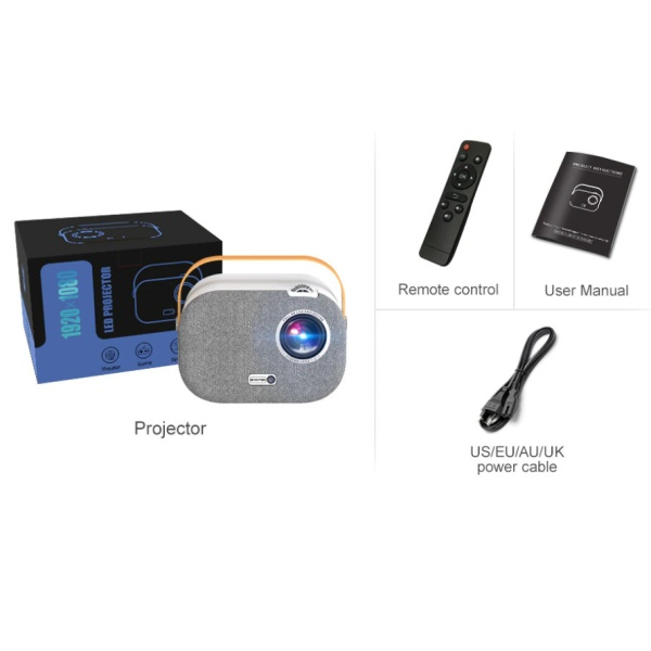 Máy Chiếu Mini BYINTEK K16 Pro Full HD 4K Android 9.0 OS giải trí mọi nền tảng Netflix, Youtube trên mọi thiết bị