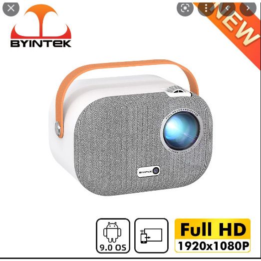 Máy Chiếu Mini BYINTEK K16 Pro Full HD 4K Android 9.0 OS giải trí mọi nền tảng Netflix, Youtube trên mọi thiết bị