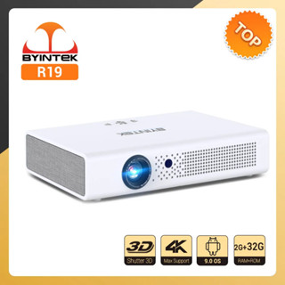 Máy Chiếu Mini Byintek R19 3D FullHD 1080P 4K sắc nét Khả năng trình chiếu lên đến 230inch Bảo hành chính hãng 12 tháng