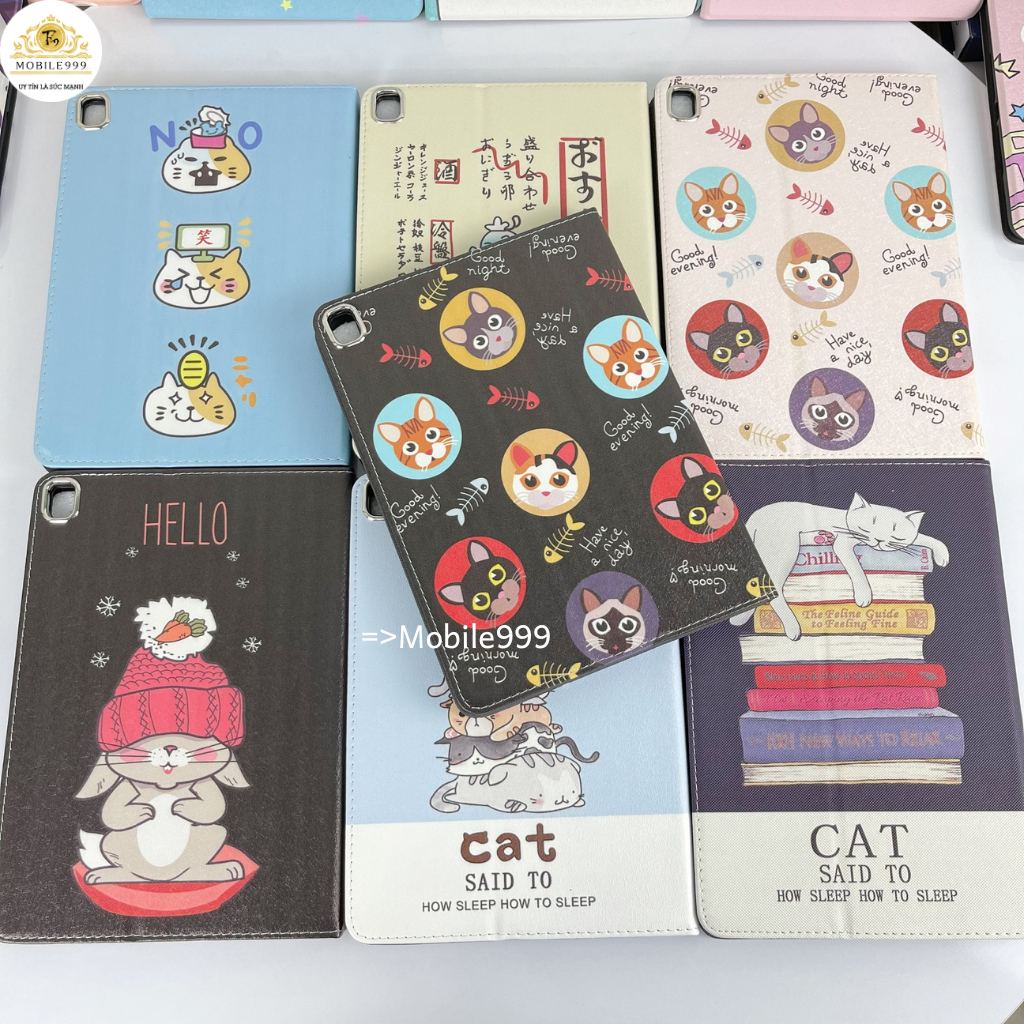 Bao da ipad Silicon Mèo Cute ốp ipad Gen 5/6/7/8/9/Pro 11/9.7/10.5/Air 1/2/3/4/5...MOBILE999