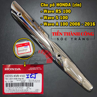 Che pô xe wave rs thép xi ken/ốp pô xe wave rs