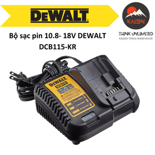 Bộ sạc pin 10.8- 18v dewalt dcb115-kr