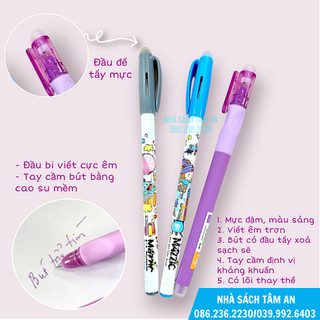 Bút nước xóa được m&g 0.5 akpb 7530 - mực tím - m&g nét 0.5mm