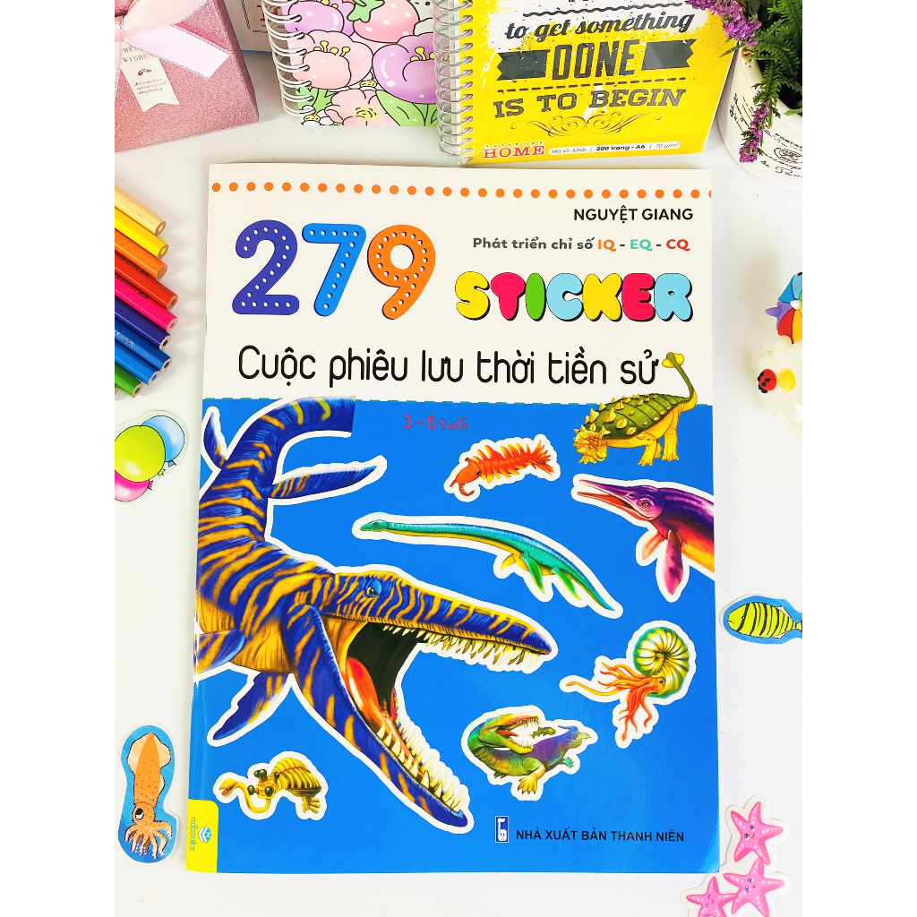Sách - Combo 5 cuốn 281,284,279,291  Sticker phát triển chỉ số IQ-EQ-CQ  tuổi - ndbooks