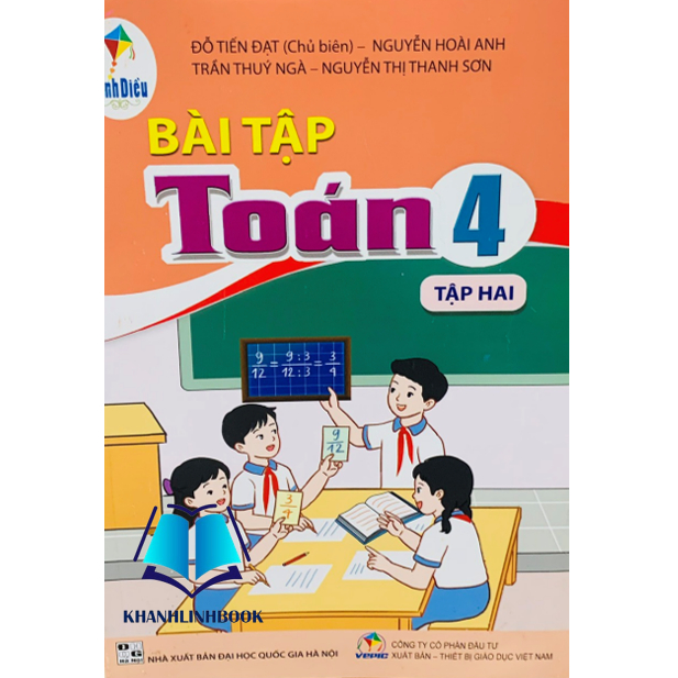 Sách - Bài tập toán 4 - tập 2