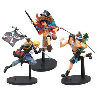 Mô hình onepiece - bộ thám hiểm luffy - sabo - ace -