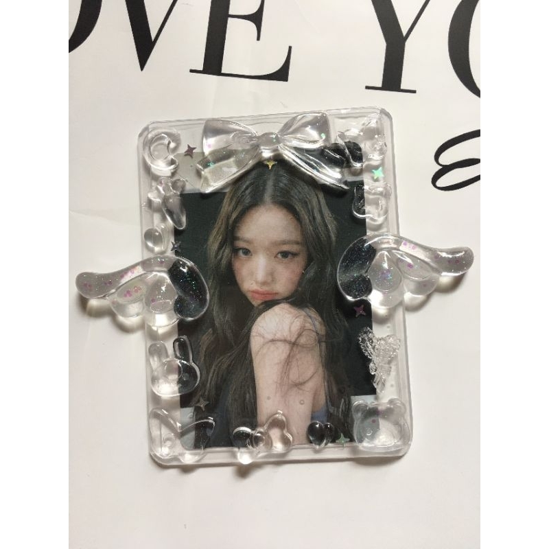 Toploader decor resin đôi cánh