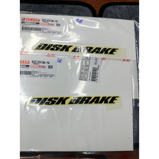 Tem Phuộc Trước Chữ DiskBrake Đen exciter 2010