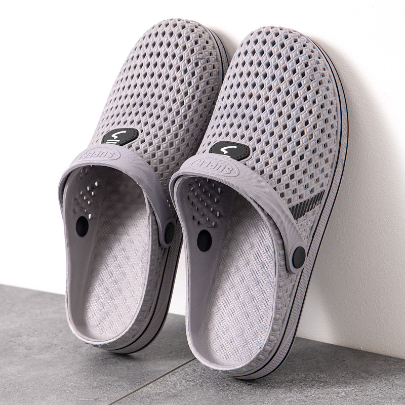 Giày sục nam nhựa quai hậu thể thao siêu nhẹ êm chân lỗ thoáng khí đi biển đi mưa chống nước siêu bền Jayxinh V349 | BigBuy360 - bigbuy360.vn