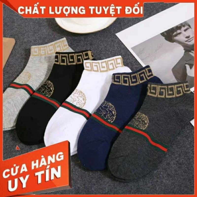 Tất nam cao cấp Versace thoáng khí, khử mùi hôi chân