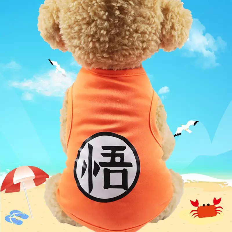 Áo Cho Chó Mèo Thú Cưng Mùa Hè Ba Lỗ Thoáng Mát