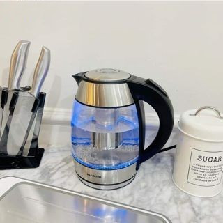 Ấm siêu tốc bucook bnp0802, ấm siêu tốc thủy tinh cao cấp, ấm siêu tốc dung tích 1.8l chính hãng