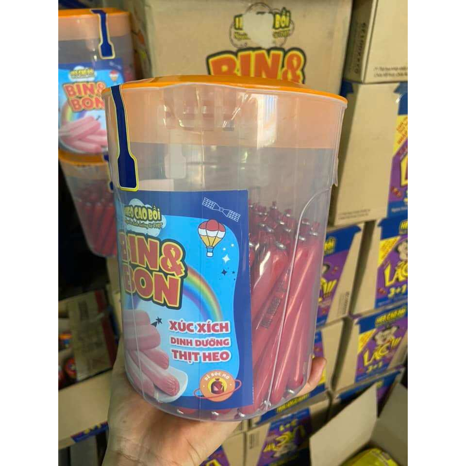 Xúc xích heo hủ 50 cây Ponnie x 19g