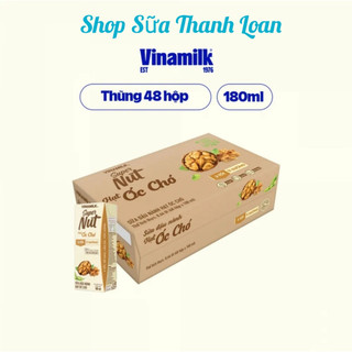[HSD T11-2024] Thùng 48 Hộp Sữa Đậu Nành Vinamilk Super Nut Hạt Óc Chó 180ml.