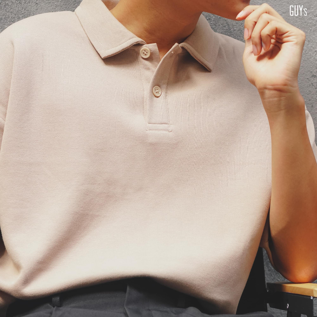 Áo Polo Trơn PLAIN POLO - Áo Polo Nam Chất Cotton Pique, Vải Cotton Cá Sấu 65% Dày Dặn, Đứng Dáng Bền Màu GUY's Closet