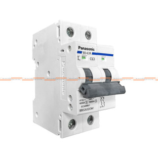 Aptomat bảo vệ quá tải, ngắn mạch 2 pha, MCB Panasonic dòng cắt 6kA [CHÍNH HÃNG]