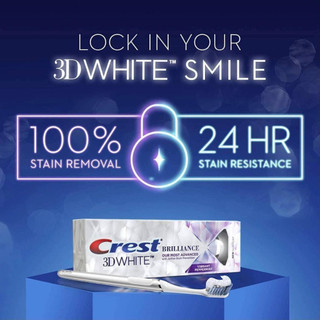 KEM ĐÁNH RĂNG CREST 3D WHITE BRILLIANCE VIBRANT PEPPERMINT