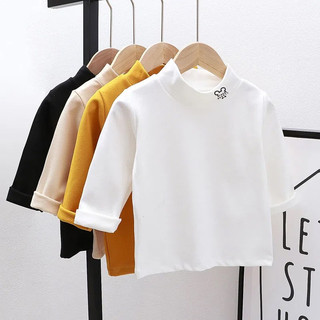 Áo cotton giữ nhiệt cổ 3p (3cm) cho bé trai bé gái hàng Quảng Châu