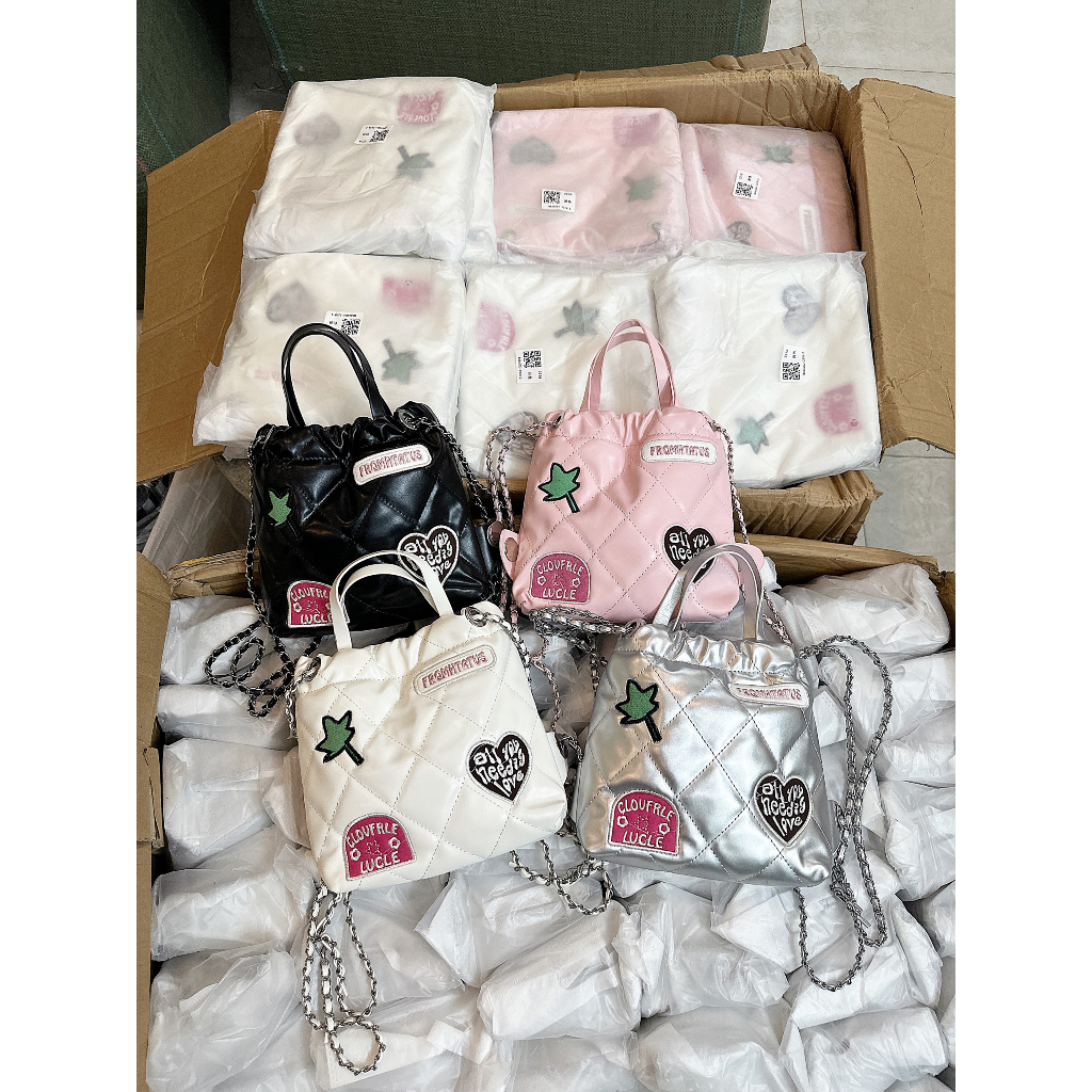 TÚI DÂY RÚT QUAI XÁCH STICKER LUCLE