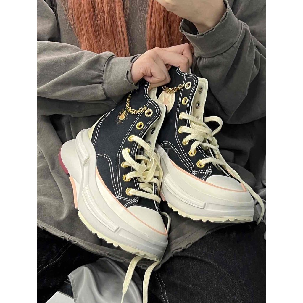 Giày converse Run Star Legacy CX Platform Gold Chain